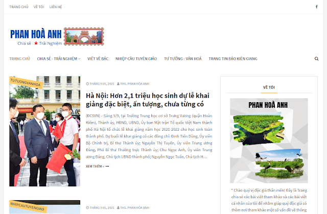 Website Cá Nhân Phan Hòa Anh