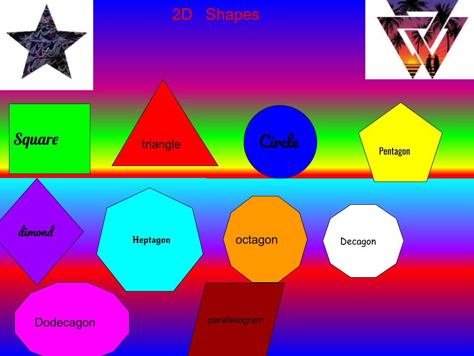 Zion F Glenbrae School 2D Shapes Zion F Glenbrae School 2D Shapes