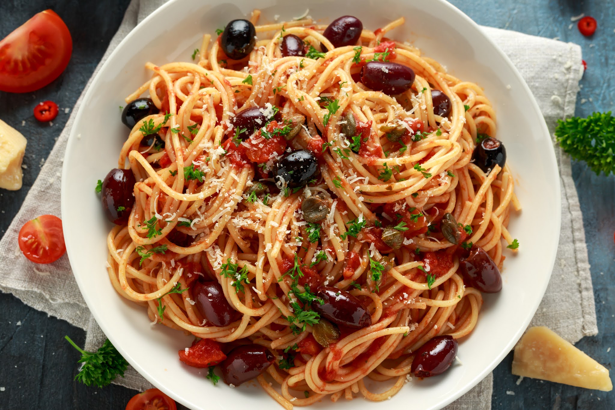 Spaghetti Alla Puttanesca Oh My Italy Rezept Rezepte Leckere | Hot Sex ...
