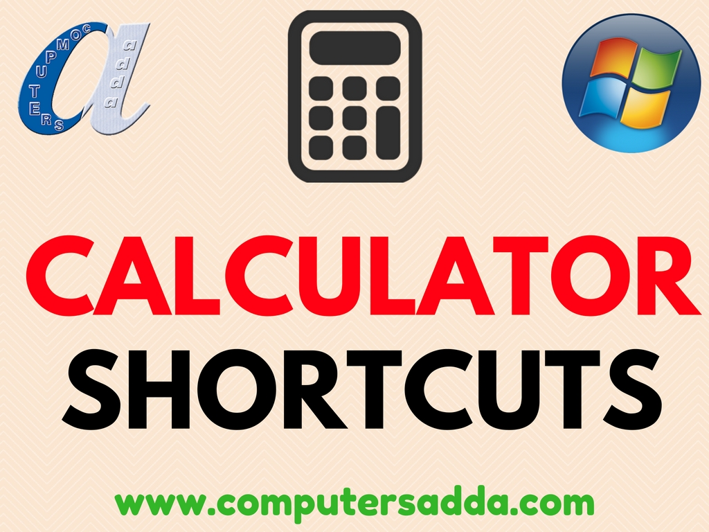 Calculator Shortcut Keys Computersadda