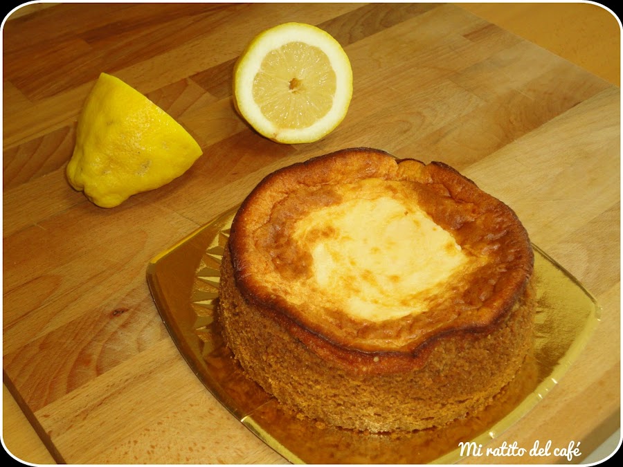 Tarta de limón y galleta