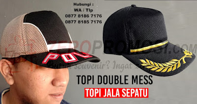 Topi Jaring Berkualitas Terbaik yang memproduksi TOPI BAHAN DOUBLE MESH, Topi Jaring double mess, Topi Bahan Jaring Sepatu, topi pramuka double mes, Topi Trucker Polos Double Mesh Hat Full Jaring, Topi Polisi, Topi Security