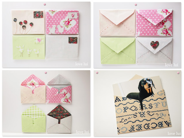  fabric envelope PDF pattern lovelui 