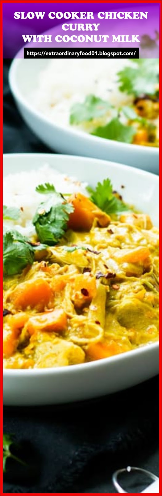 Slow Cooker Chicken Curry with Coconut Milk Recipe Spesial Food