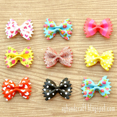 Diy Bunte Pasta Schleifen Expli Blog