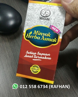 minyak herba asma mujarab, minyak asmak, minyak herba asmak