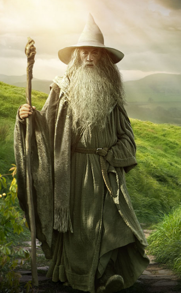 The Hobbit Lotr Sword And Staff Gandalf The Grey Poster by Rose Wick - Fine  Art America