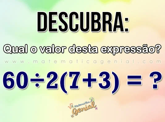 Olá, sou o Professor Valdivino Sousa, e hoje vou dar uma dica como resolver uma expressão entre parênteses, de forma prática.