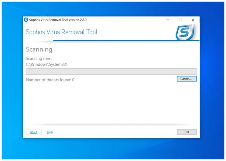 Sophos Virus Removal Tool Aφαιρέστε κακόβουλο λογισμικό όπως, ιούς