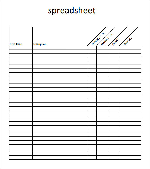 Free Printable Spreadsheet Templates ~ Medical Resume