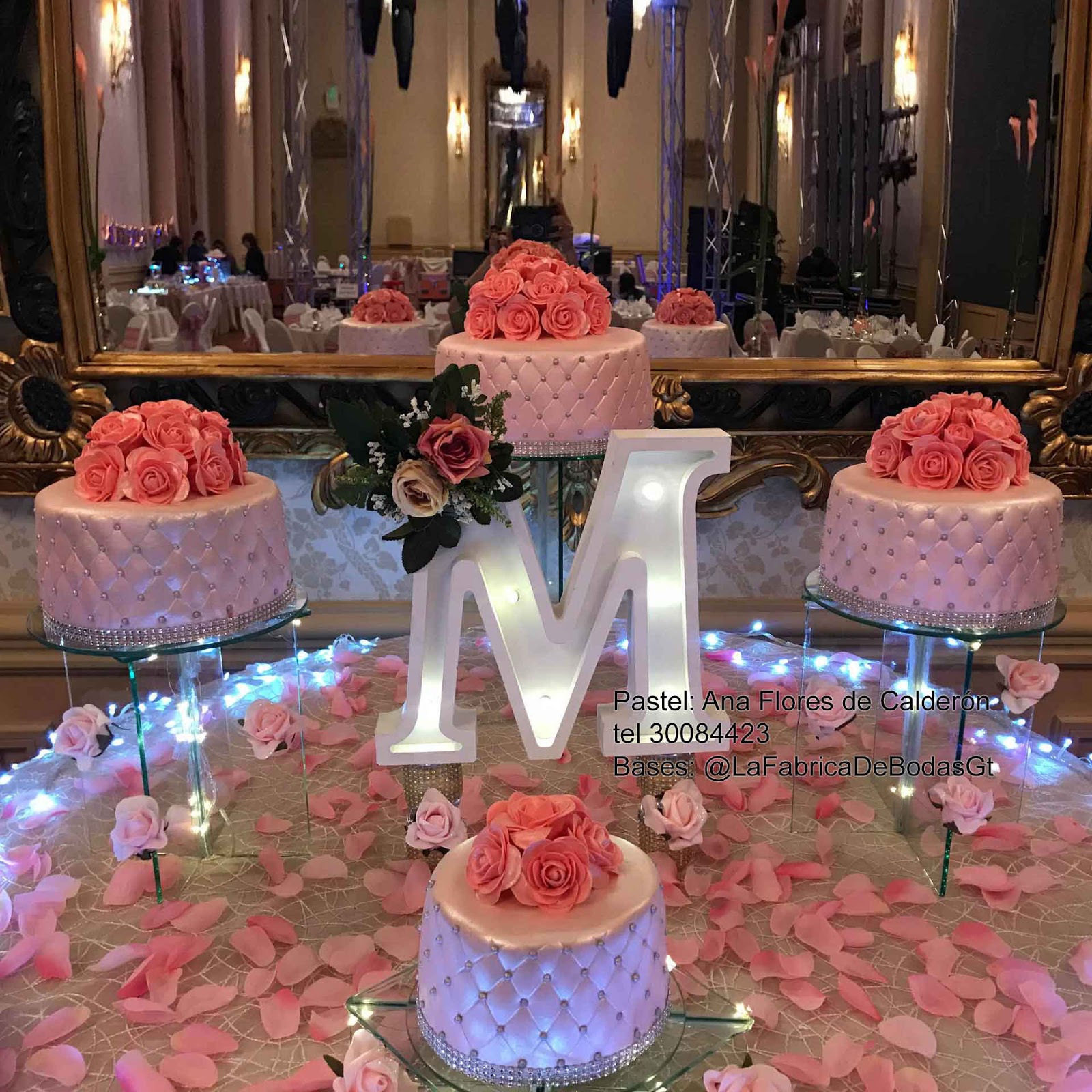 Alquiler bases PastelCady bar La Fabrica de Bodas Guatemala