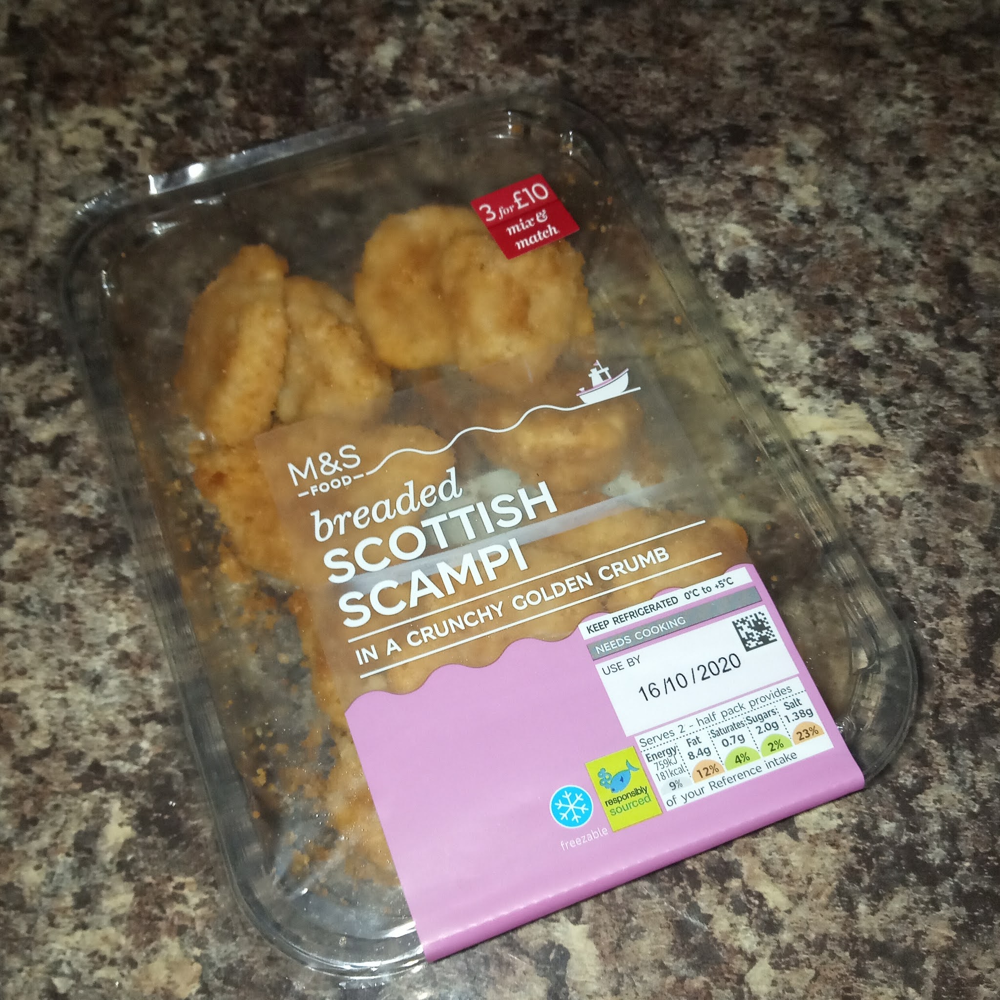 Supersupergirl's Food Reviews [Review] M&S Marks and Spencers breaded