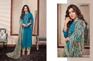 Jay Vijay Toral Pashmina Collection With Bember Chiffon Duppta