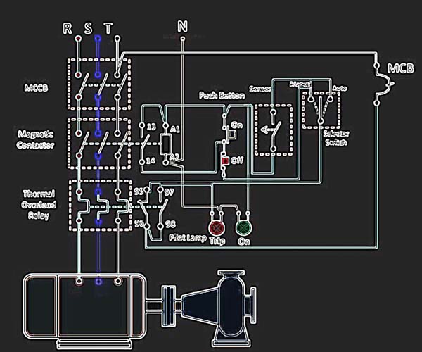 Electric Pump Auto Manual Wiring, Selector Switch Wiring Diagram Pdf