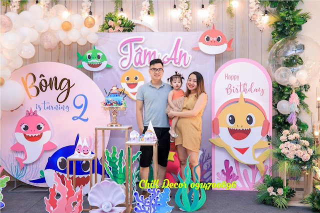 trang trí sinh nhật cho bé tại Cầu Giấy