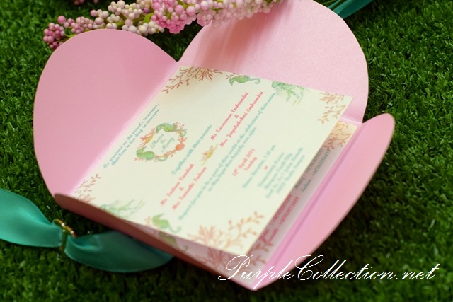 Seahorse Pink Petal Fold Wedding Invitation Card, pearl, perfume, envelope, beach, sand, elegant, mint green, satin ribbon, acrylic heart buckle, silver, indian, malay, chinese, red, kuala lumpur, malaysia, selangor, petaling jaya, shah alam, klang, bangsar, mont kiara, setapak, pahang, kuantan, bentong, melaka, johor bahru, penang, ipoh, perak, kelantan, kedah, perlis, sabah, sarawak, kota kinabalu, kuching, miri, bintulu, sandakan, australia, melbourne, sydney, NSW, perth, brisbane, canberra, tasmania, canada, vancouver, ontario, USA, new york, california, cetak, kad kahwin, personalised, personalized, handmade, hand crafted, cute, one of its kind, zazzle, custom design, floral, flower, peonies, peony, china, export import, 