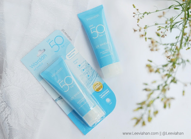 Wardah UV Shield Aqua Fresh Essence SPF 50 Review, Sunscreen lokal, Sunscreen Wardah, Skincare lokal, skincare wardah, skincare, sunscreen murah