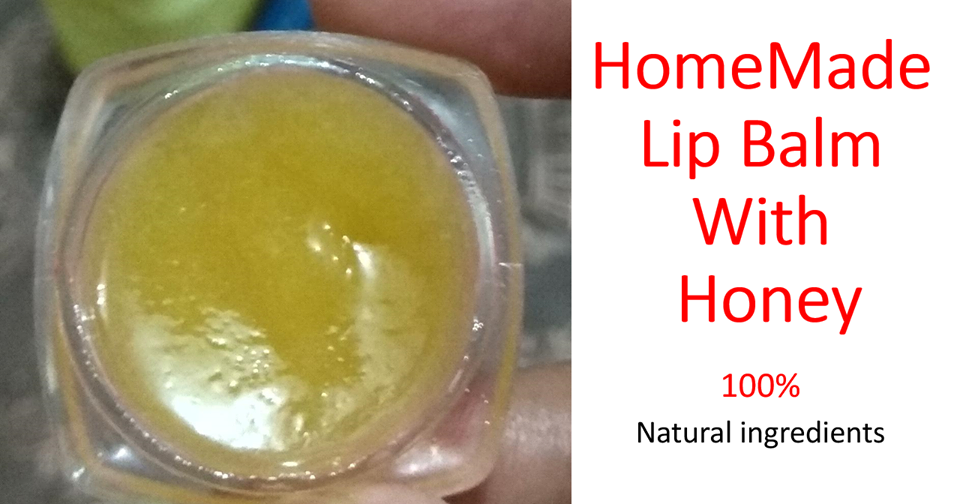 DIY Lip Balm With Honey and olive oil Home Made Natural Lip Balm