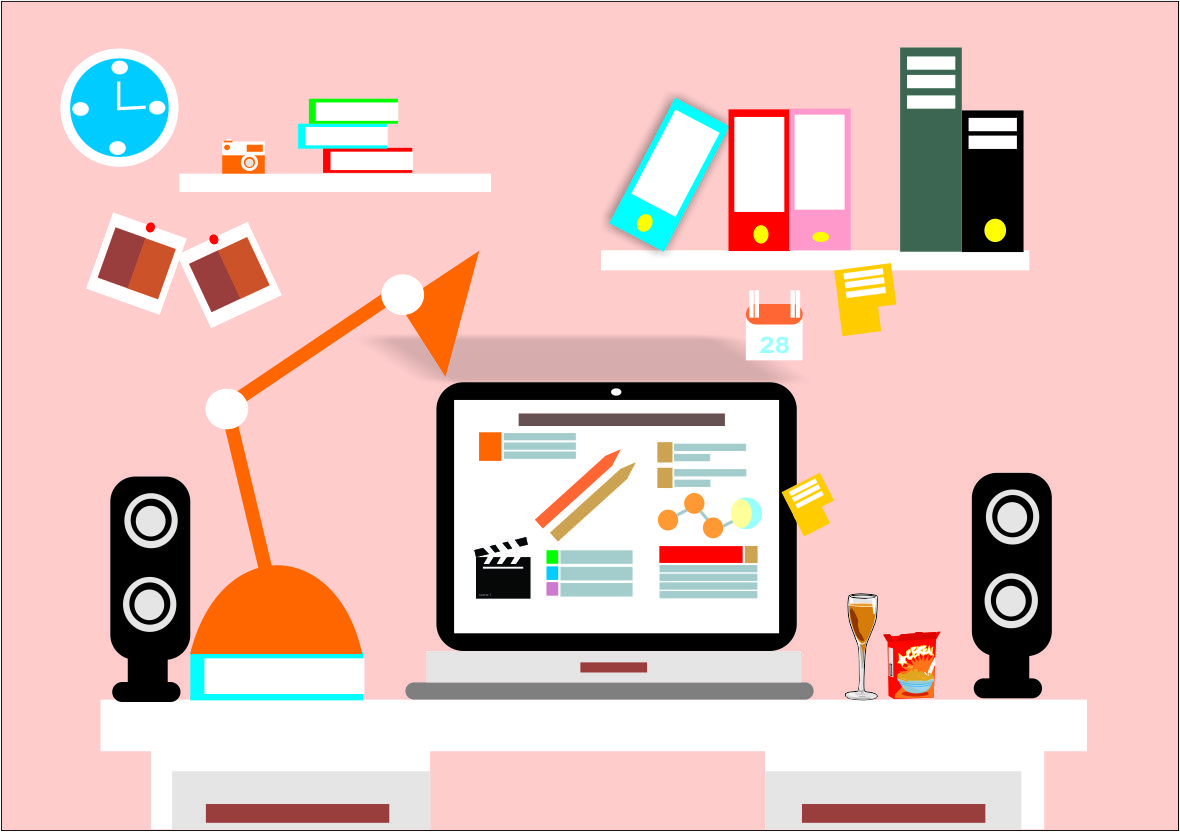 PUSTAKA CINTA: Flat Desain Sederhana (contoh flat desain)