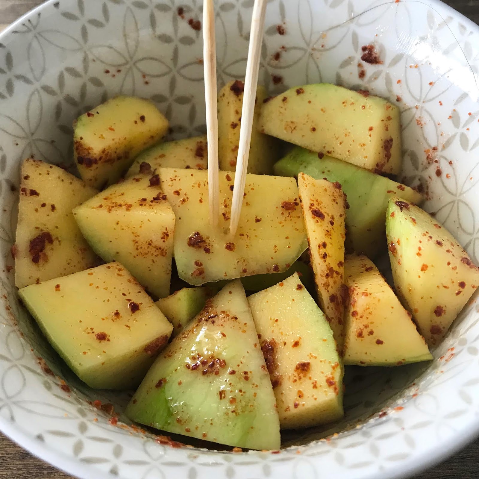 Once upon a cook Spicy Green Mango