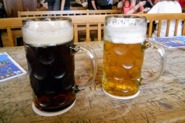 2 days in Munich Germany: two Maß (1 L) steins of beer