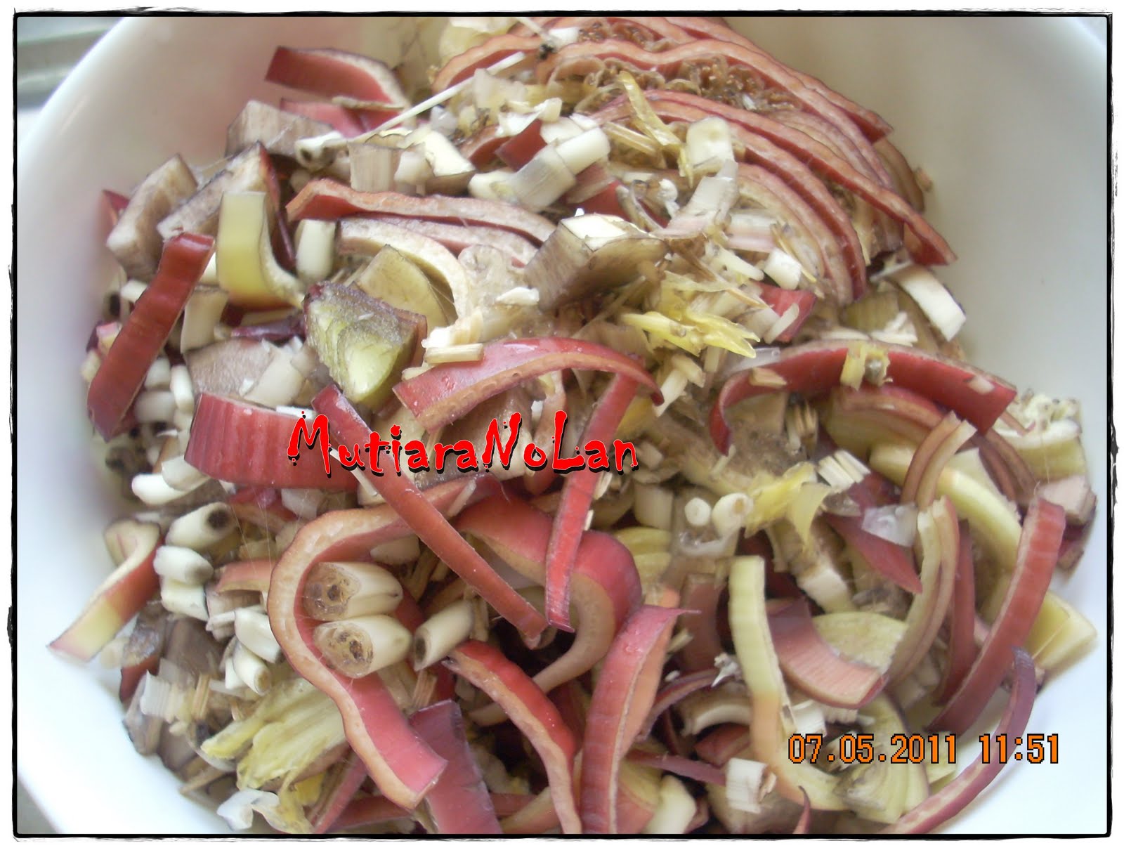 ~Mutiara NoLan~: Kerabu Jantung Pisang