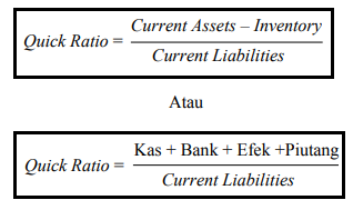Rumus Acid Test Ratio Adalah Edukasi Lif Co Id