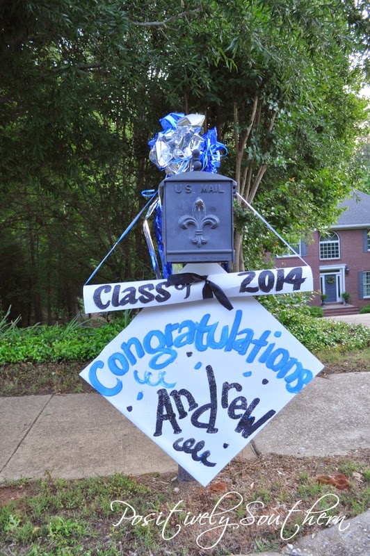 Graduation Mailbox Decor Positively Southern