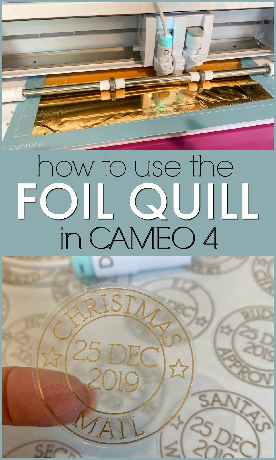 How to Use Foil Quill in Silhouette CAMEO 4 (Plus Best Cut
