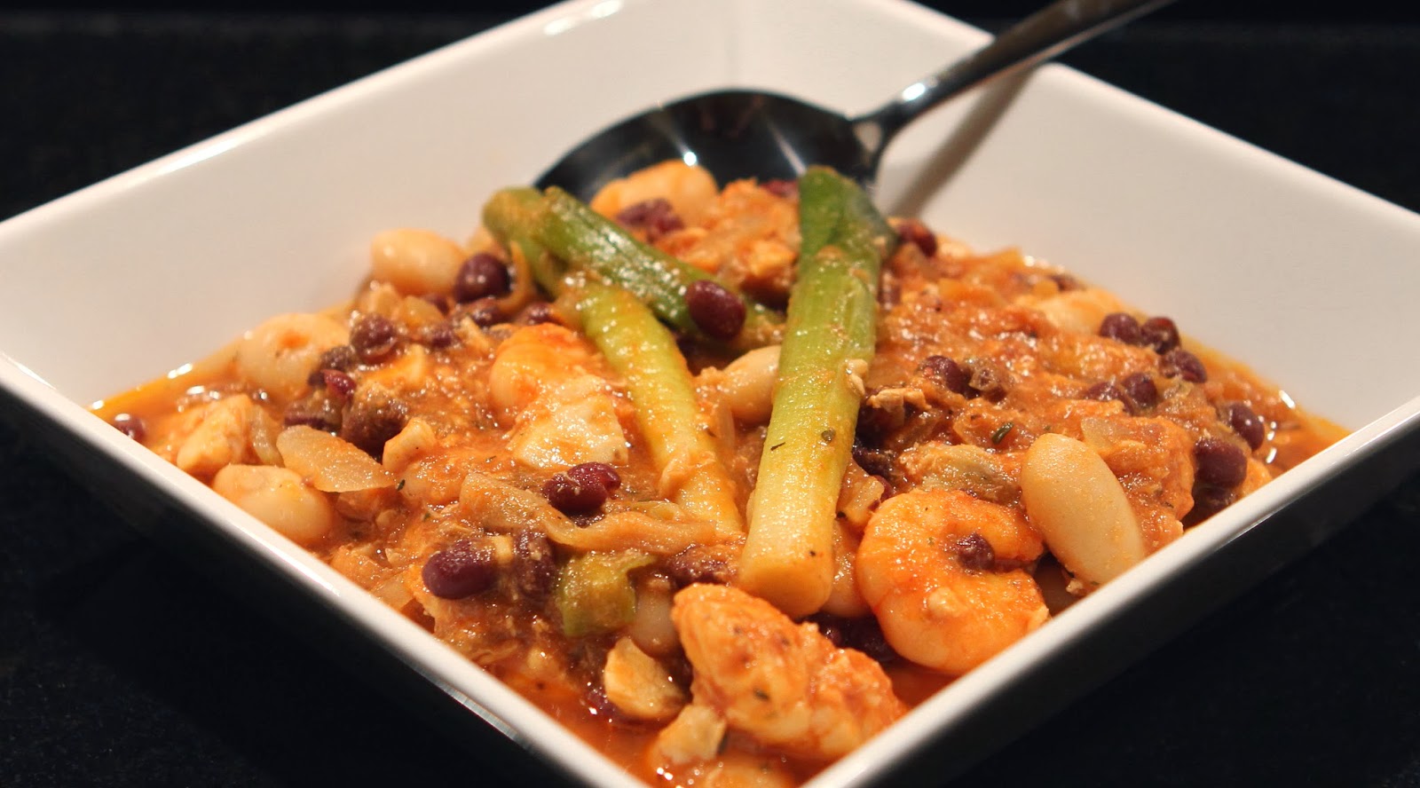 Gluten Free Alchemist Fish & Bean Stew warming and perfect for winter