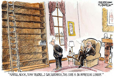 Mystery Fanfare: Cartoon of the Day: Personal Library