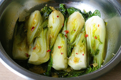 pak choi duszone