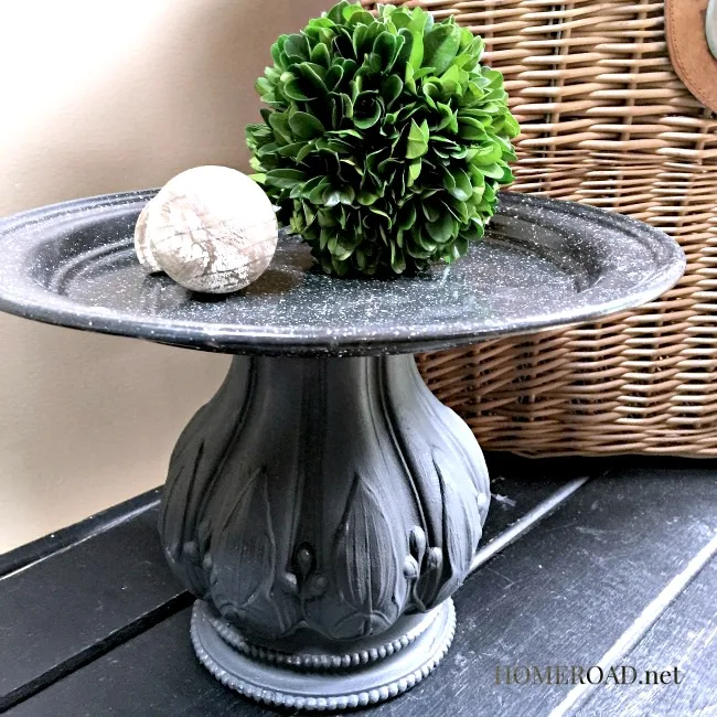 A DIY Metal Pedestal Dish www.homeroad.net