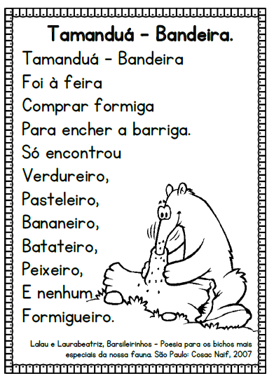 Sequência de atividades de leitura e interpretação 2º ano em pdf para baixar.
São 3 páginas de atividades com 2 tipos de textos para turmas do 2º ano.Inclui 1 texto em pdf que pode ser impresso como banner para enriquecer e facilitar o trabalho de leitura.
 
ATENÇÃO!
As imagens foram postadas apenas para mostrar as atividades. A resolução não serve para impressão. Baixe em PDF no final da postagem.
 Sequência didática 2º ano