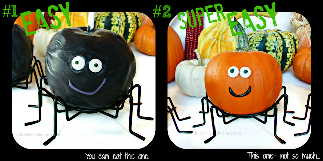 Chocolate Covered Spider Apples @KatrinasKitchen