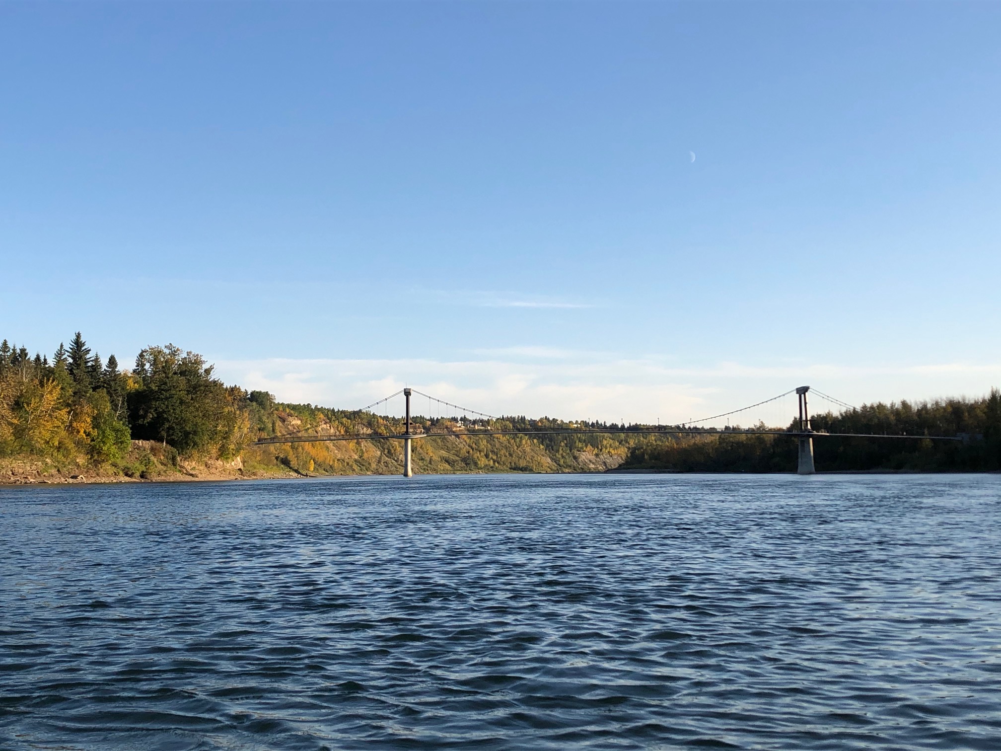 Canoeing Around Edmonton, Alberta, Canada North Saskatchewan, Quesnel