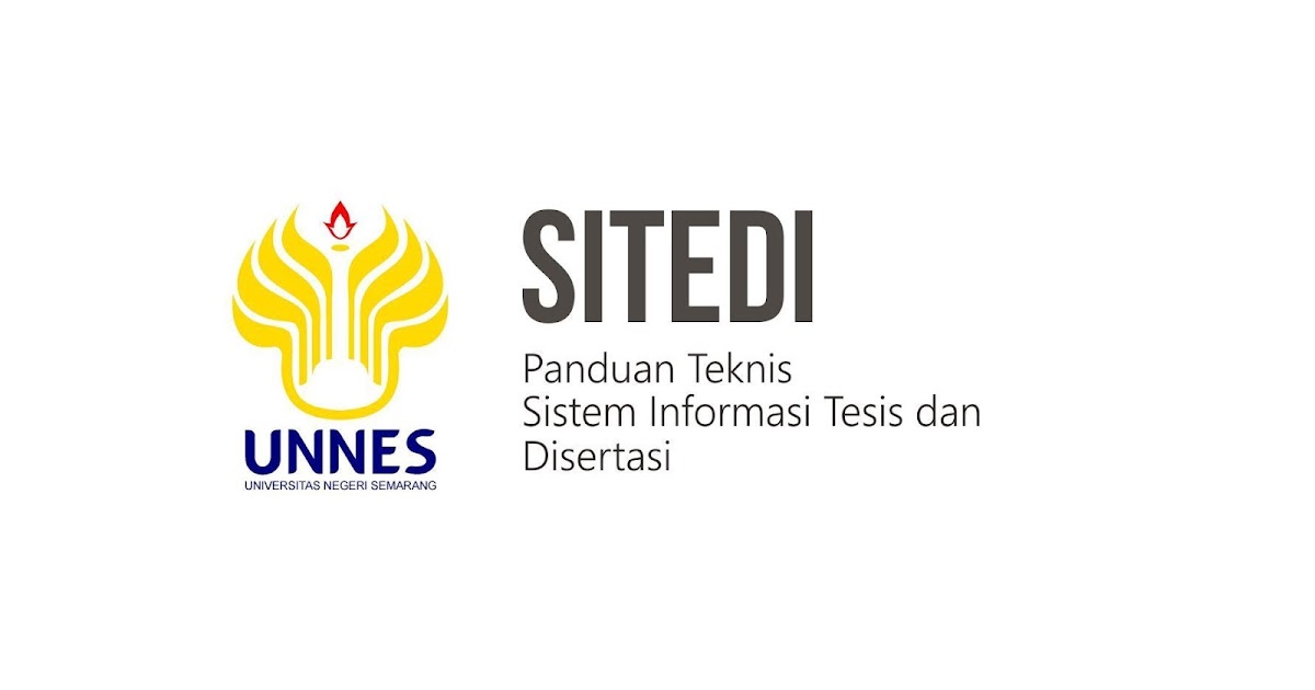 Panduan Teknis Sitedi Unnes Panduan Teknis Sitedi Unnes