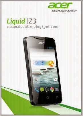 Acer Liquid Z3 / Acer Z130 Manual Cover