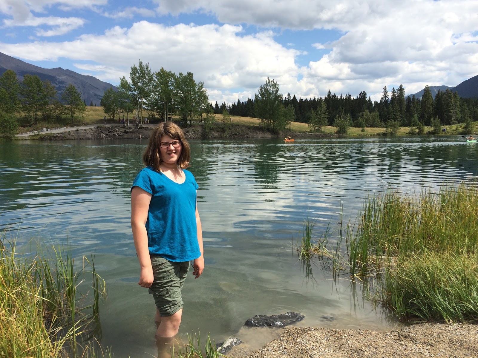 Canoeing Around Edmonton, Alberta, Canada Quarry Lake, Canmore
