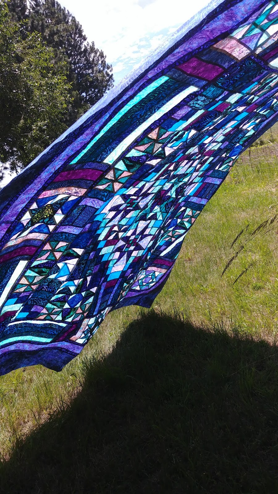 Idaho Quilter's Adventures Mystical Prism Quilt Top