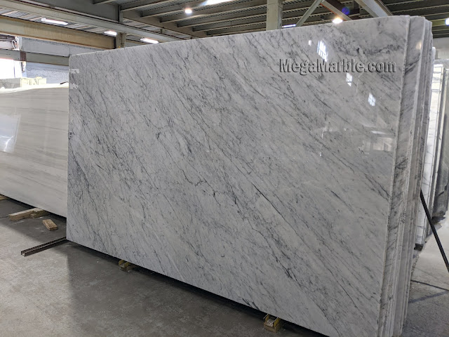 Carrara White Marble Slab