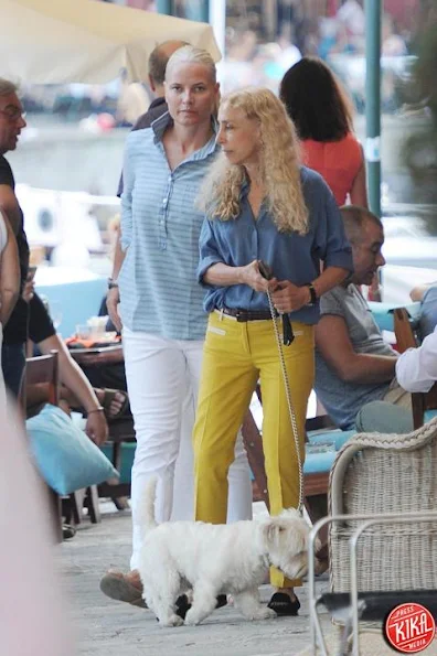 Crown Princess Mette Marit has been seen in Portofino with her girlfriend Franca Sozzani