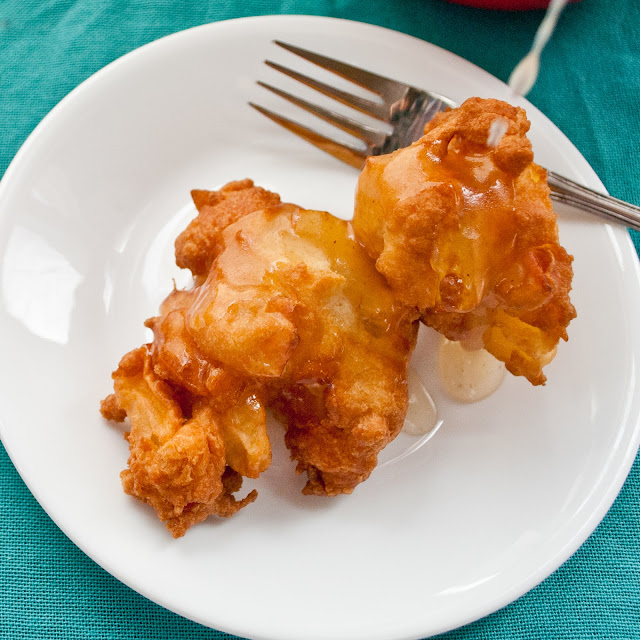 Apple Fritters with Brown Butter Glaze Neighborfood