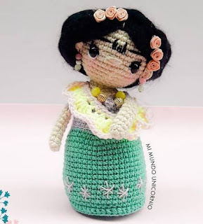 PATRON GRATIS FRIDA KAHLO AMIGURUMI 45074