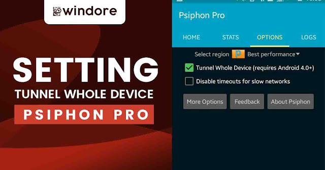Setting Whole Device Psiphone 3 Pro