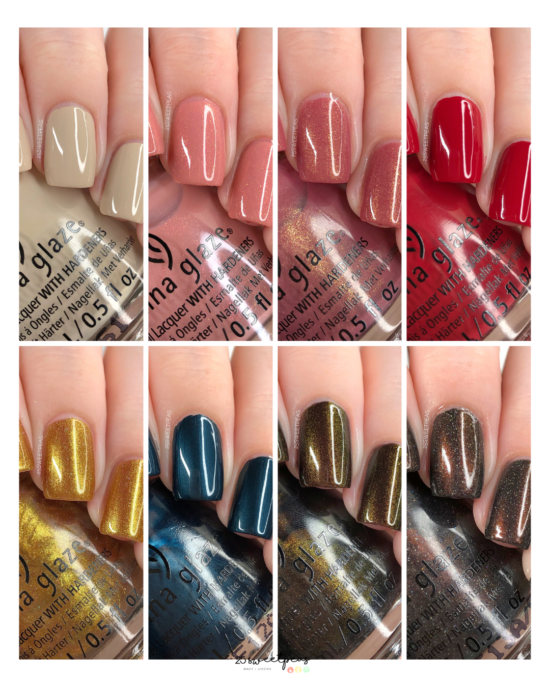 China Glaze Gone West Fall 2019 — 25 Sweetpeas