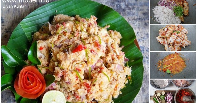 resep lawar ayam khas indonesia enak rasanya seger banget resep kita Resepi Daging Cincang Masak Kunyit Enak dan Mudah