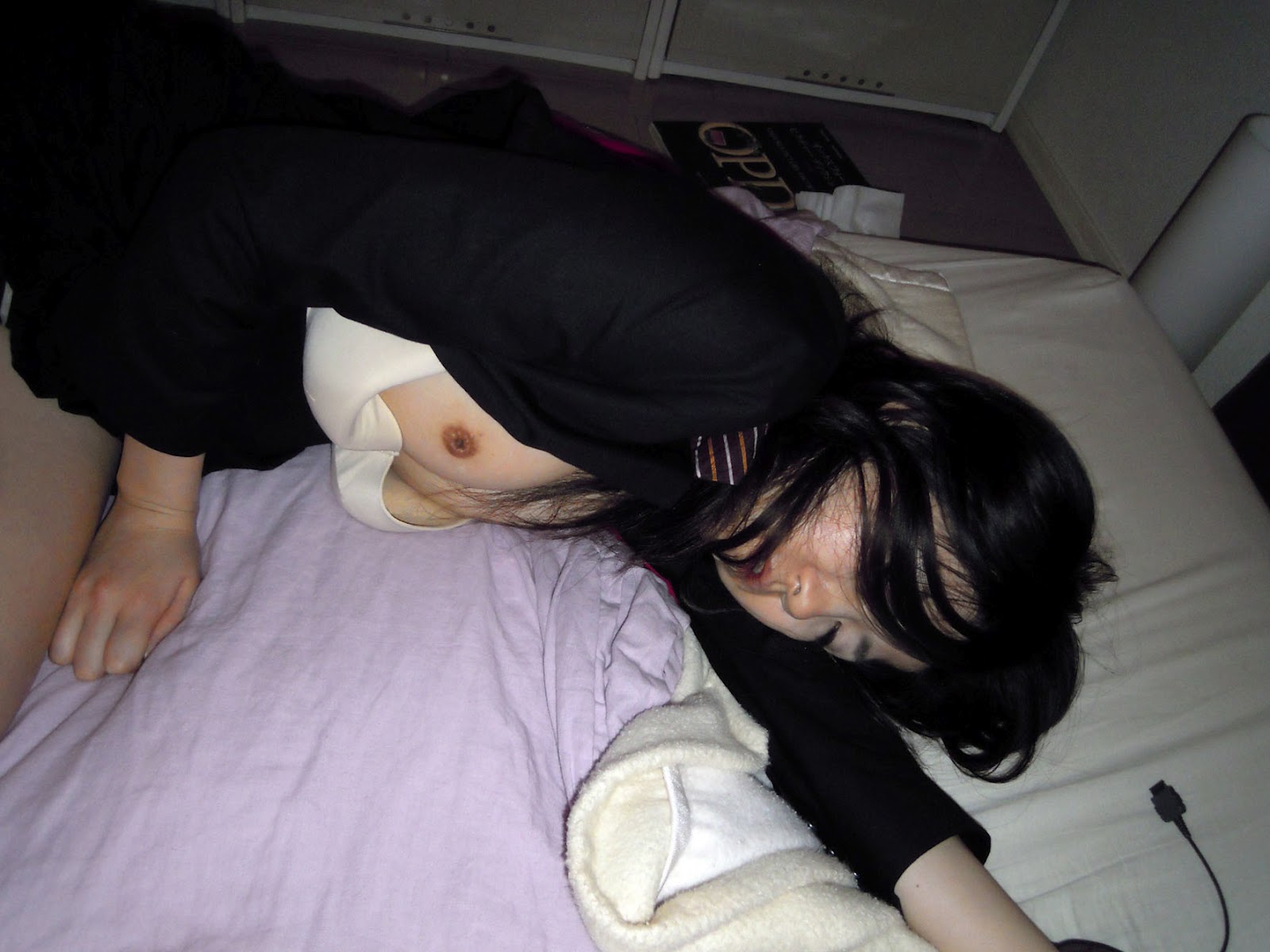 Very Beautiful And Super Lovely Japanese Drunk Girlfriend S Disgraceful Inverted Nipple And Hairy