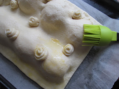 Творожный пирог с яблоками "Половинки"