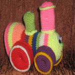 patron gratis tren amigurumi